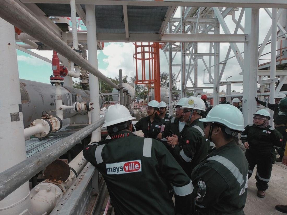 Maysville personnel on site